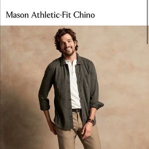 Brand new- Banana Republic Mason Chino Athletic Fit